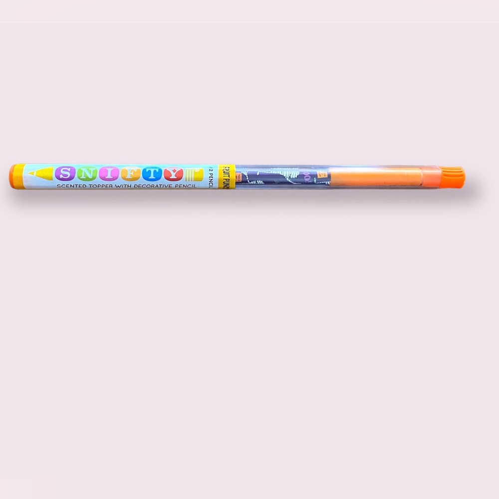 Snifty (BRAND NEW) Scented Topper with Decorative #2 Pencil Fruit Punch Scent